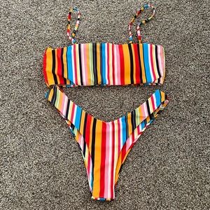 Cute striped bikini